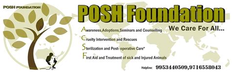 Posh Foundation Noida | Animal Welfare