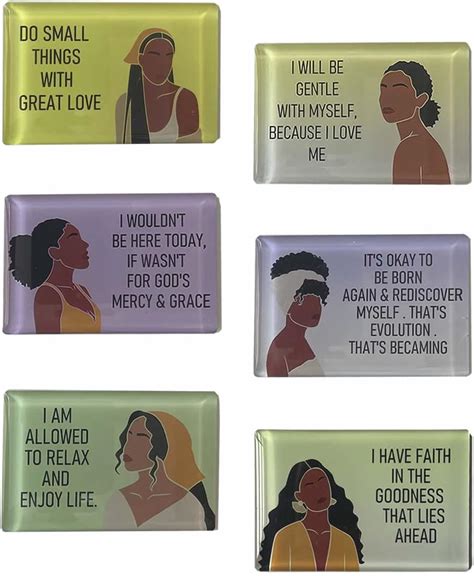 Buy 6 Pack Black Women African American Refrigerator Magnets ...