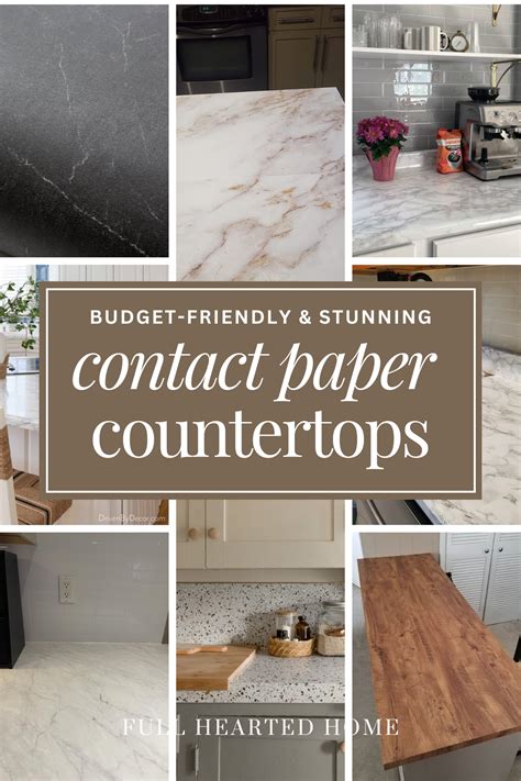Beautiful Contact Paper for Countertops - Full Hearted Home