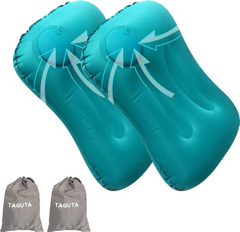 Amazon.com: TAGUTA 2Pcs Inflatable Camping Travel Pillow Ultralight ...