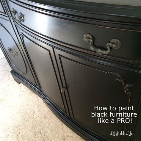Lilyfield Life: How to paint furniture black like a boss