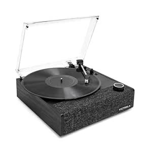 Victrola VTA-74-BLK Eastwood II Turntable - Dual Bluetooth - 3 Speed ...