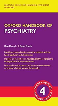 Buy OXFORD HAND BOOK OF PSYCHIATRY 4E OXHMED XE P Book Online at Low ...