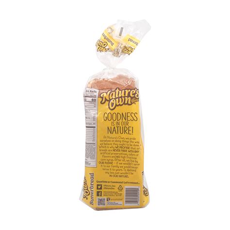 NATURE’S OWN Butter Bread, 20 oz | Wholefoods Market In Virtual Reality