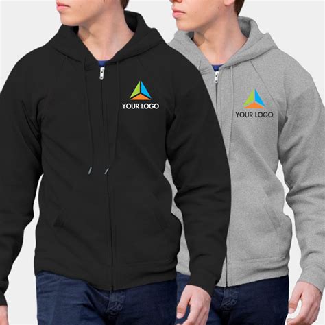 Personalised Cotton Zipper Hoodie | Customised Hoodie with Logo