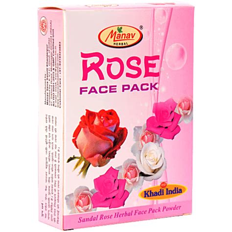 Buy Manav Herbal Rose Face Pack Powder Online at Best Price of Rs 65 ...