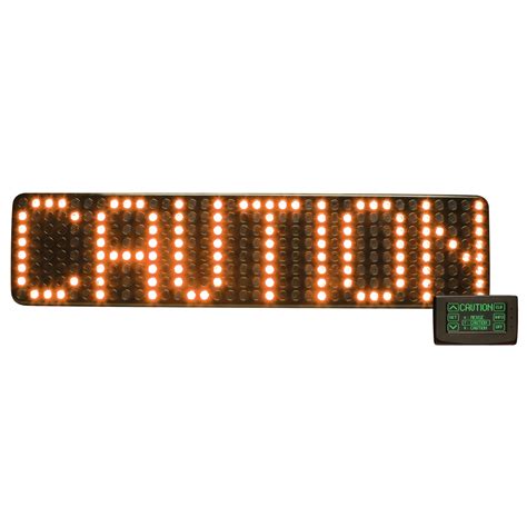 Code3 Amber Programmable LED Message Display Board for Vehicles ...