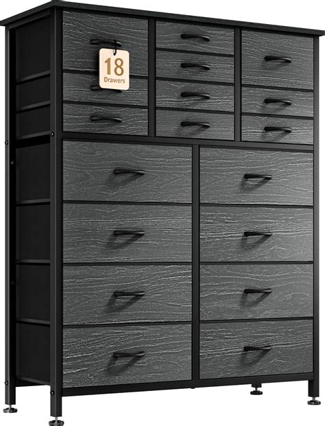Amazon.com: YaFiti 18 Drawer Dresser, Tall Dressers for Bedroom, Extra ...