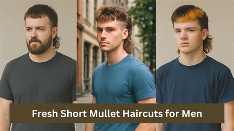 Fresh 15 Short Mullet Haircuts for Men: Edgy & Trendy. – Men Deserve