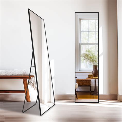 Delma Wall Mirror Full Length Mirror,Standing Mirror Full Body,Large ...