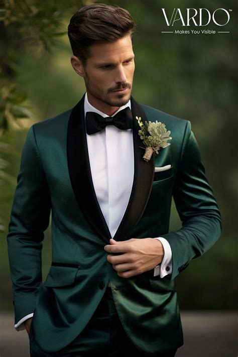 Emerald Green Tuxedo Suit: Men's Formal Wedding Attire - Etsy | Green ...