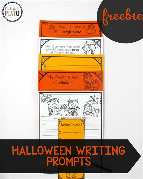 Halloween Writing Prompts - Playdough To Plato