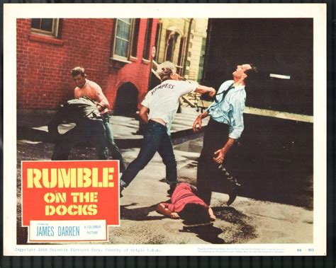 Amazon.com: MOVIE POSTER: Rumble on the Docks 11"x14" Lobby Card James ...
