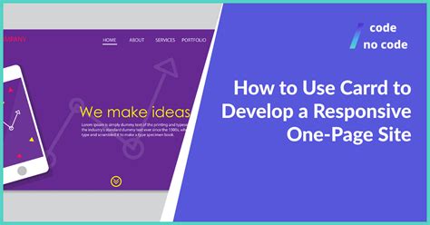 Image result for Multiple Page Carrd Tutorial