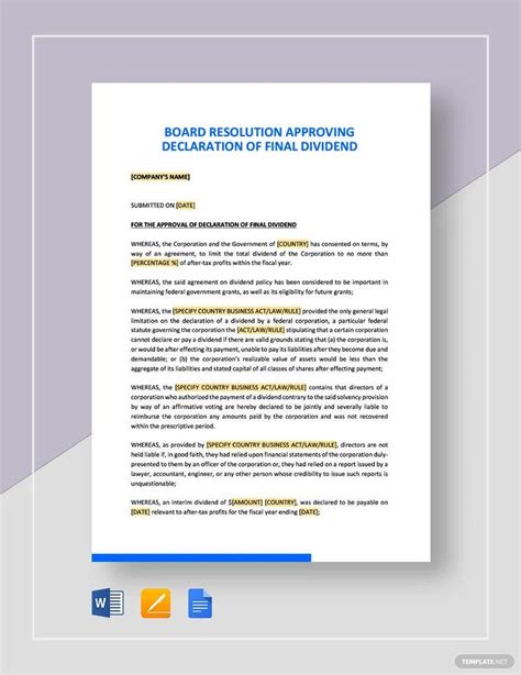 Consent Resolution Template 的图像结果