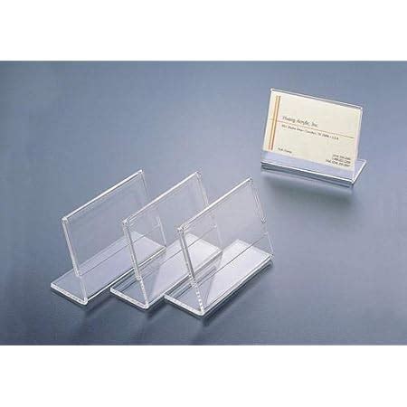 SIGNOOGLE Small Mini L Label Holder Acrylic Stand Label Price Display ...