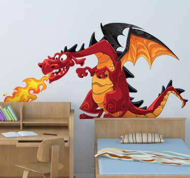Amazing Kids Dragon and Dinosaur Wall Stickers - TenStickers