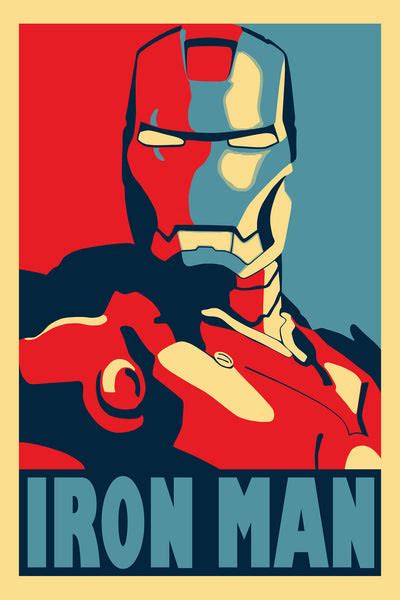 Graphic Art Poster - Iron Man - Hollywood Collection - Art Prints by ...