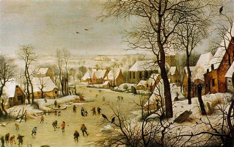 Winter Landscape Paintings by Dutch and English Masters - Climate in ...