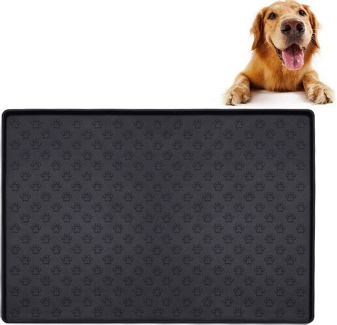 Emwel Dog Food Mat, Silicone Dog Bowl Mat, Non-Slip Cat And Dog Feeding ...