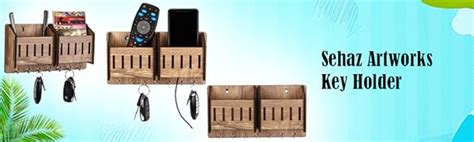 Sehaz Artworks Wooden Key Holder for Home | Key Holder for Home Decor ...