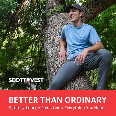 Buy SCOTTeVEST Elevated Everyday Jogger for Men - 17 Hidden Pockets ...