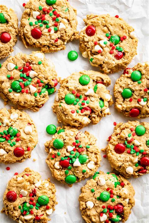 Christmas Monster Cookies - The Endless Meal®