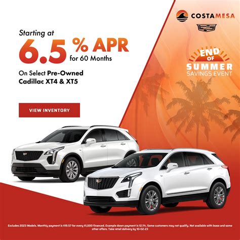 New Specials | Costa Mesa Cadillac