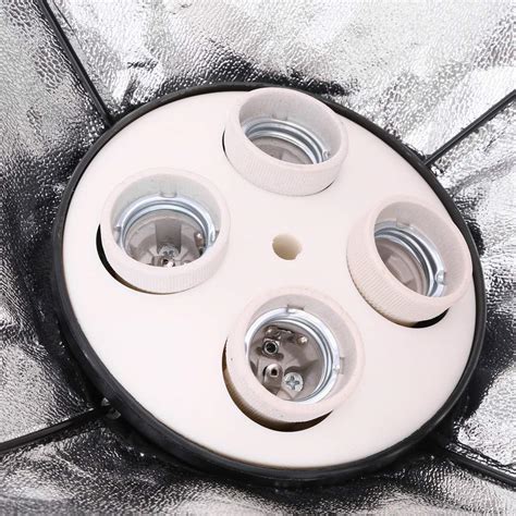 HIFFIN Trilux Double Set E27 Four Holder Soft Box Studio Kit For Photo