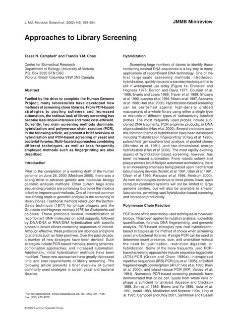 Library Screening 的图像结果