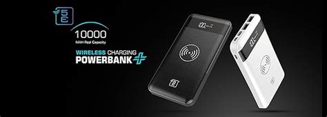 5E 5EPB10KWC 10000mAH Lithium Polymer Wireless Charging Power Bank ...