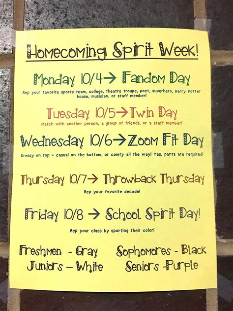 Throwback Thursday Ideas For Spirit Week