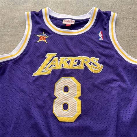 Mitchell & ness Kobe Bryant 8 jersey Size large - Depop