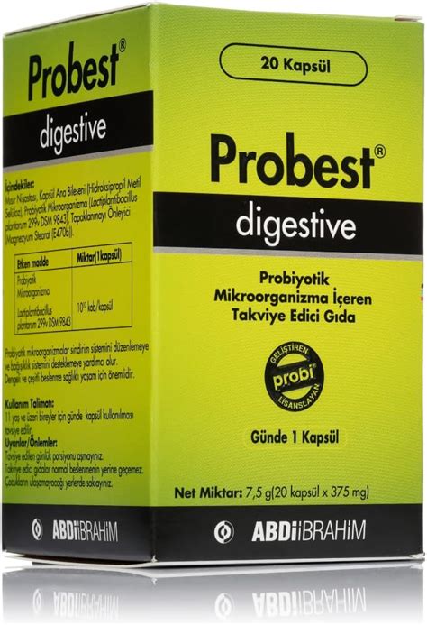 Probest Digestive 20 Capsules Containing Probiotic India | Ubuy