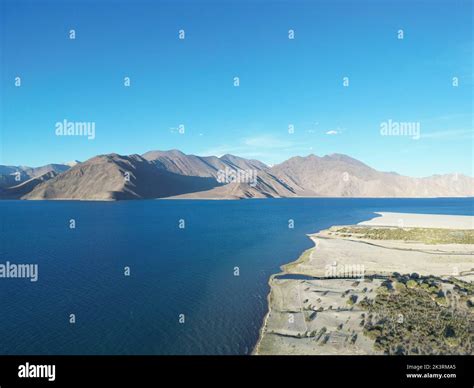 Pangong Tso or Pangong Lake is an endorheic lake spanning eastern ...