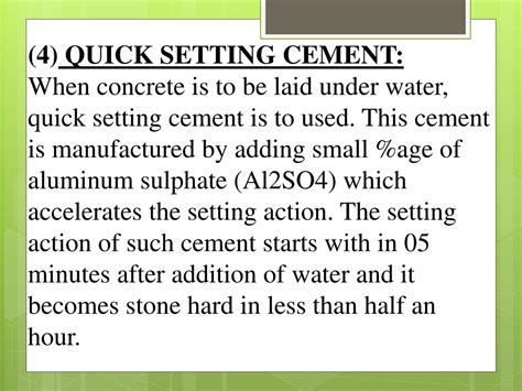 PPT - CEMENT AND TYPES OF CEMENT PowerPoint Presentation, free download ...