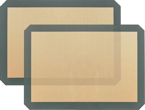 Amazon.com: GLBEAR Silicone Baking Mat Sheet 2-Pack,Reusable & Nonstick ...