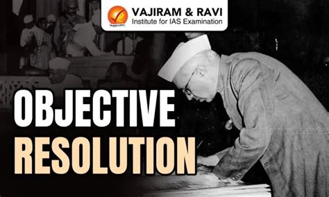 Objective Resolution, Background, Constituents, Reasons