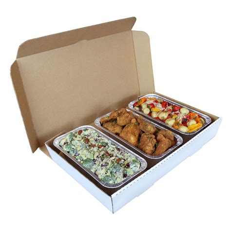 Full Pan 21" x 13" x 3" Corrugated Catering Box, Case of 50 or Pallet ...