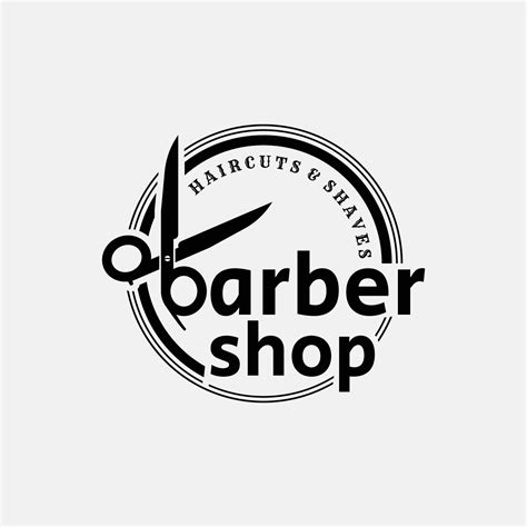 Barber Shop Logo Template. Logo For Barber Shop and Men's Salon ...