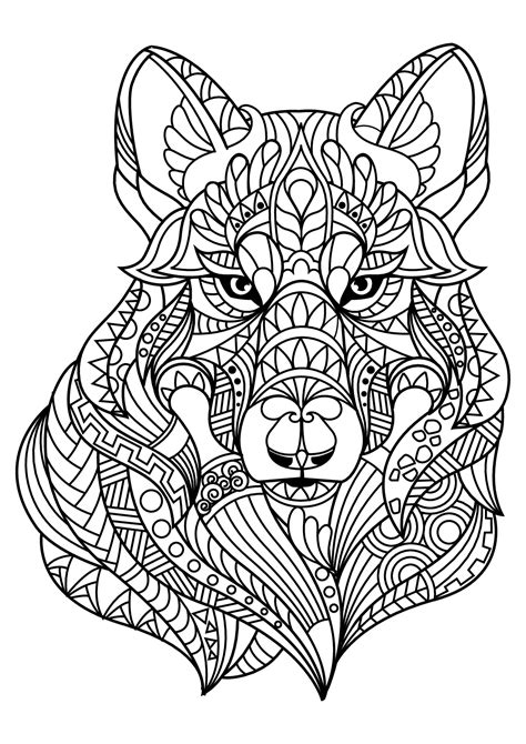 Wolf - Wolf Coloring Pages