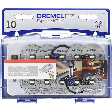 Dremel SC456 1.5-inch EZ-Lock Rotary Tool Cut-Off Wheel (Silver, Pack ...