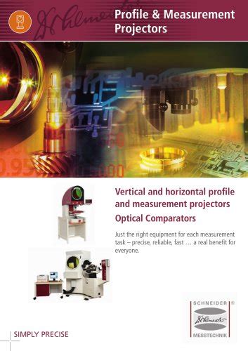 ST 600 / ST 1000 - Measuring projector - Dr. Heinrich Schneider ...