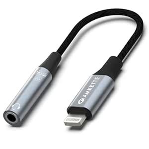 Amkette Adapt Lightning to 3.5mm Audio Jack Connector | DAC Chipset ...