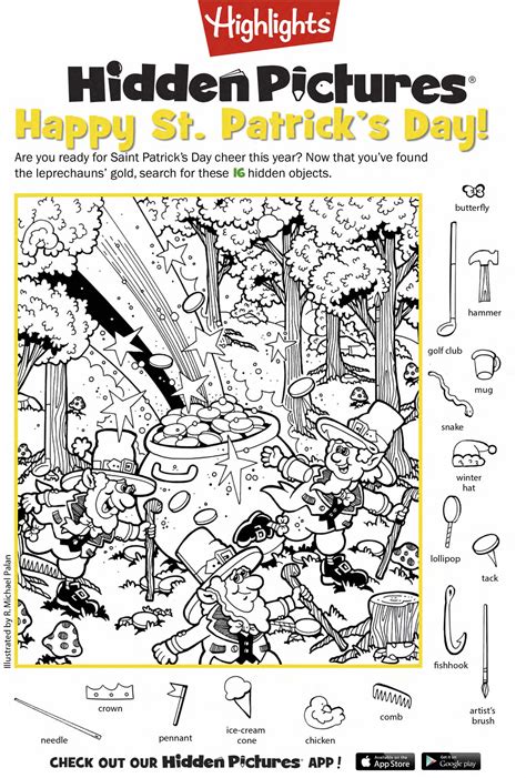 Free Highlights Hidden Pictures Printable Worksheets