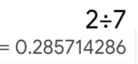 The periodicity of decimal form of 2/7 is - Brainly.in