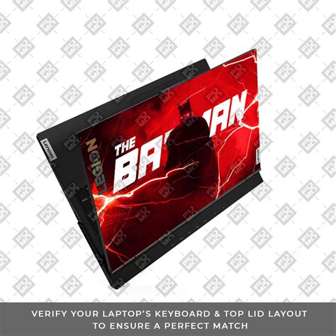 Red Rage Batman Lenovo Legion 5 15ARH05 3D Laptop Skin