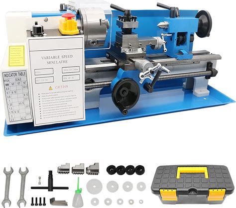 Buy Metal Lathe 7"x14",Mini Metal Lathe 550W, Metal Lathe Variable ...