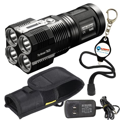 Buy Nitecore TM28 LED Rechargeable Flashlight Search Light Tiny Monster ...