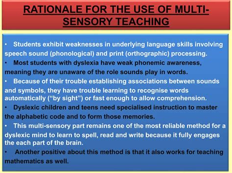 Multisensory Teaching : Learning in a innovative way | PPTX